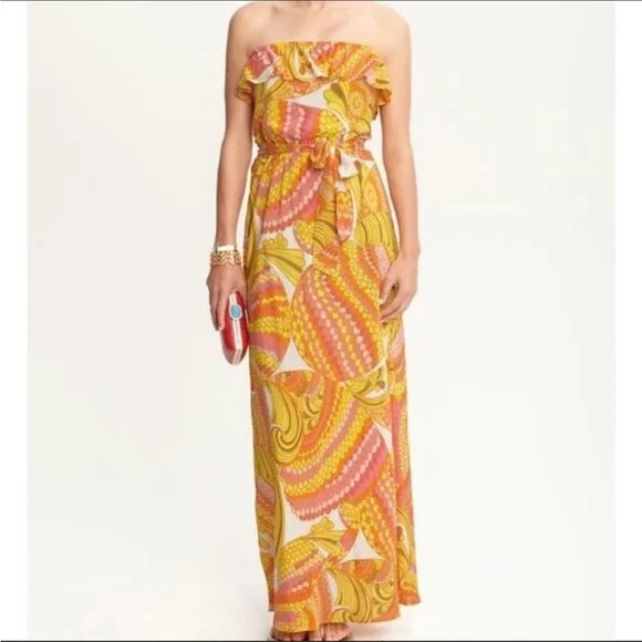 blue casual maxi dress Villa Maxi Dress - Blue Floral Chiffon Maxi